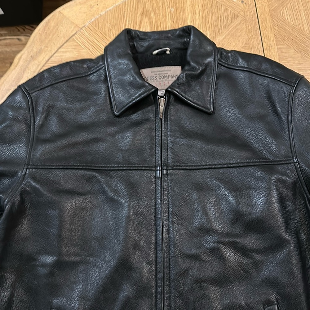Guess Men’s Leather Jacket